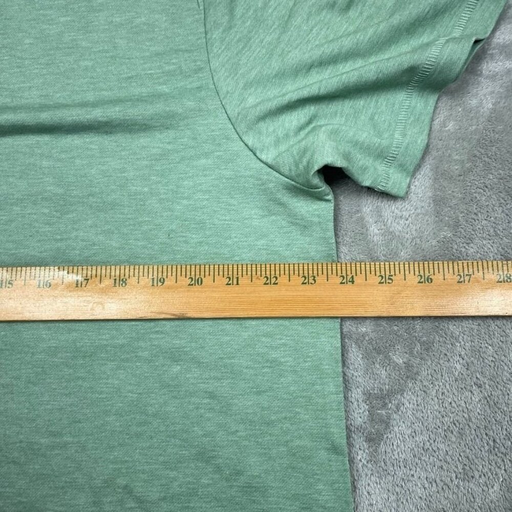 Lands End Mens Green XL T-Shirt Recycled Polyester Blend a0093 - Picture 4 of 8